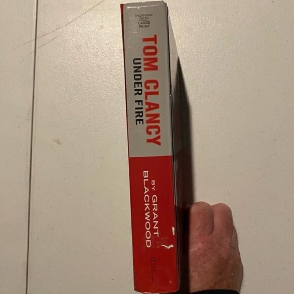EUC “Under Fire” By Grant Blackwood A Tom Clancy Novel - #1 NY Best Selling - Picture 3 of 5